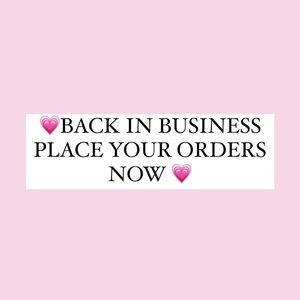 Taking orders NOW 💗